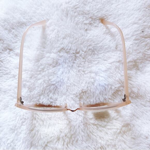 Cleo Pink Round Blue Light Glasses - Picture 3 of 9